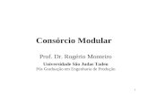 1 Consórcio Modular Prof. Dr. Rogério Monteiro Universidade São Judas Tadeu Pós Graduação em Engenharia de Produção.