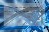 Dos Autómatos Celulares à Geração Automática de Música 30403 - Tiago Reis.