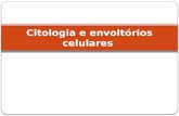 Citologia e envoltórios celulares. Citologia Citologia (cito = célula; logia = estudo). Citologia é o estudos das células no que diz respeito à sua estrutura,
