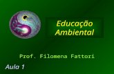 Educação Ambiental Prof. Filomena Fattori Aula 1.