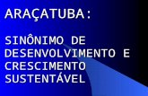 ARAÇATUBA: SINÔNIMO DE DESENVOLVIMENTO E CRESCIMENTO SUSTENTÁVEL.