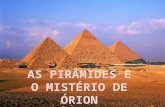 Robert Bauval e Adrian Gilbert tem um estudo astronômico sobre as pirâmides. Os dois publicaram suas descobertas preliminares no livro THE ORION MYSTERY,