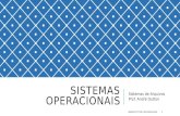 SISTEMAS OPERACIONAIS Sistemas de Arquivos Prof. André Dutton .