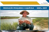 PRODUÇÃO PESQUEIRA E AQUÍCOLA - 2008 e 2009. Criação SEAP MP nº 103 convertida na Lei nº 10.683 Produção Nacional de Pescados e Medidas Adotadas para.