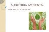 AUDITORIA AMBIENTAL Prof. IDALVO ALEXANDRE. AUDITORIA AMBIENTAL DEFINIÇÕES: [...] um processo sistemático, objetivo e documentado, de obtenção e avaliação.