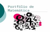 Portfólio de Matemática. Caroline de Souza Tidra Informática, manhã Professora: Aline de Bona Disciplina: Matemática.