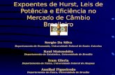 Expoentes de Hurst, Leis de Potência e Eficiência no Mercado de Câmbio Brasileiro Sergio Da Silva Departamento de Economia, Universidade Federal de Santa.