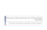 Sistemas Operacionais de Tempo Real (SOTR) Luís (lfpd), David (dbi), Julio (jdf2) e Hector (hnbp)
