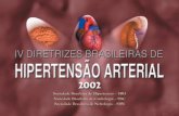 IV Diretrizes Brasileiras de Hipertensão Comissão Organizadora Décio Mion Jr. (Coordenador) Carlos Alberto Machado (SBC) Marco Antonio M. Gomes (SBC)