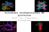 Estrutura tridimensional de proteínas Prof. Dr. Francisco Prosdocimi.