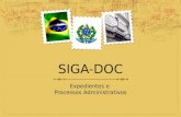 SIGA-DOC Expedientes e Processos Administrativos.