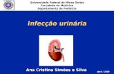 Infecção urinária Ana Cristina Simões e Silva Universidade Federal de Minas Gerais Faculdade de Medicina Departamento de Pediatria abril / 2009.