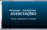 Análise Comparativa de Estatutos Inês Carreirinho e Pedro Espírito Santo Direito das Pessoas e da Família.
