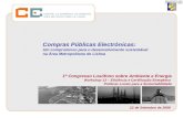 Compras Públicas Electrónicas: Um compromisso para o desenvolvimento sustentável na Área Metropolitana de Lisboa 1º Congresso Lusófono sobre Ambiente e.