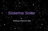 Sistema Solar Professor Márcio M. Félix. Sistema Solar Sol Mercúrio Vênus Terra Lua Marte Júpiter Saturno Urano Netuno Click nos planetas e saiba mais.