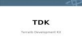 TDK Terralib Development Kit. Agenda Visão Geral Modelo de Dados Módulo Gráfico Módulo de Interface com o Usuário Módulo de Persistência Módulo de Processamento.