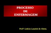 Prof MS Creto Valdivino e Silva PROCESSO DE ENFERMAGEM Profª: Letícia Lazarini de Abreu.