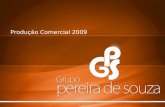 T Produção Comercial 2009. Cara Eliane, Nós do Grupo Pereira de Souza agradecemos a sua colaboração e parceria para o nosso excelente resultado neste.