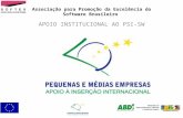 APOIO INSTITUCIONAL AO PSI-SW Associação para Promoção da Excelência do Software Brasileiro.