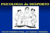 PSICOLOGIA do DESPORTO Curso de Treinadores Futsal – A.F. Santarém – Maio/Junho 2004.