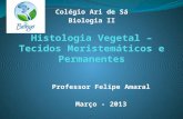 Professor Felipe Amaral Março - 2013 Colégio Ari de Sá Biologia II.