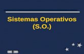 Sistemas Operativos (S.O.). Introdução aos Sistemas Operativos Software de sistema – composto essencialmente pelo Sistema Operativo. Sistema Operativo.
