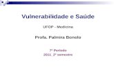 Vulnerabilidade e Saúde UFOP - Medicina Profa. Palmira Bonolo 7º Período 2011_2º semestre.