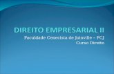 Faculdade Cenecista de Joinville – FCJ Curso Direito.