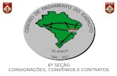 CPEx 6ª SEÇÃO CONSIGNAÇÕES, CONVÊNIOS E CONTRATOS.
