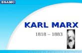 KARL MARX 1818 – 1883. O método dialético O movimento é absolutoO movimento é absoluto A dialética considera que toda separação é relativa porque, na.