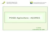 POSEI Agricultura - AÇORES S.JORGE 6 DE MARÇO DE 2008 Secretaria Regional da Agricultura e Florestas Direcção Regional dos Assuntos Comunitários da Agricultura.