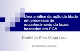 Uma análise da ação da idade em processos de reconhecimento de faces baseados em PCA Daniel da Silva Diogo Lara daniels@dcc.ufmg.br.