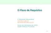 1/51 O Fluxo de Requisitos © Alexandre Vasconcelos amlv@cin.ufpe.br alexandre@qualiti.com.br Centro de Informática da UFPE/ Qualiti Software Processes.