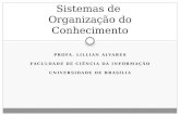 PROFA. LILLIAN ALVARES FACULDADE DE CIÊNCIA DA INFORMAÇÃO UNIVERSIDADE DE BRASÍLIA Sistemas de Organização do Conhecimento.