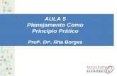 AULA 5 Planejamento Como Princípio Prático Prof a. Dr a. Rita Borges.