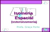 Química IsomeriaEspacial(esteroisomeria) Profa. Graça Porto.