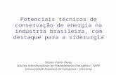 Potenciais técnicos de conservação de energia na indústria brasileira, com destaque para a siderurgia Sérgio Valdir Bajay Núcleo Interdisciplinar de Planejamento.