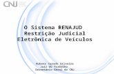 O Sistema RENAJUD Restrição Judicial Eletrônica de Veículos Rubens Curado Silveira Juiz do Trabalho Secretário-Geral do CNJ.