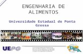 ENGENHARIA DE ALIMENTOS Universidade Estadual de Ponta Grossa.