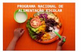 PROGRAMA NACIONAL DE ALIMENTAÇÃO ESCOLAR. Missão: Contribuir para a melhoria da educação por meio de ações educativas de alimentação e nutrição e da oferta.