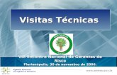VIII Encontro Nacional de Gerentes de Risco Florianópolis, 30 de novembro de 2006. Visitas Técnicas.