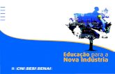 Mapa Estratégico da Indústria 2007 - 2015 Mapa Estratégico da Indústria Educação é o pilar para o desenvolvimento sustentável do Brasil –efeito direto.