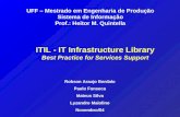 UFF – Mestrado em Engenharia de Produção Sistema de Informação Prof.: Heitor M. Quintella ITIL - IT Infrastructure Library Best Practice for Services Support.