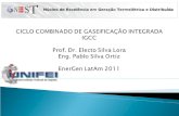 CICLO COMBINADO DE GASEIFICAÇÃO INTEGRADA Prof. Norman Lior.