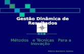 Gestão Dinâmica de Resultados Métodos e Técnicas Para a Inovação Márcio Bambirra Santos.
