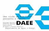 Departamento de Águas e Energia Elétrica Uma visão do Rio Tietê: presente e futuro. Giuliano Savioli Deliberador Chefe de Gabinete do Departamento de Águas.