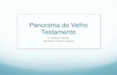 Panorama do Velho Testamento Pr. Robson Santos Seminário Pastoral Videira.