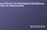 Decorrências da Abordagem Neoclássica: Tipos de Organizações Camila Rodrigues Severo Roberto Pires de Oliveira.