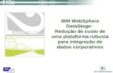IBM WebSphere DataStage: Redução de custo de uma plataforma robusta para integração de dados corporativos.