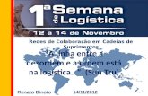 Redes de Colaboração em Cadeias de Suprimentos Renato Binoto 14/11/2012.